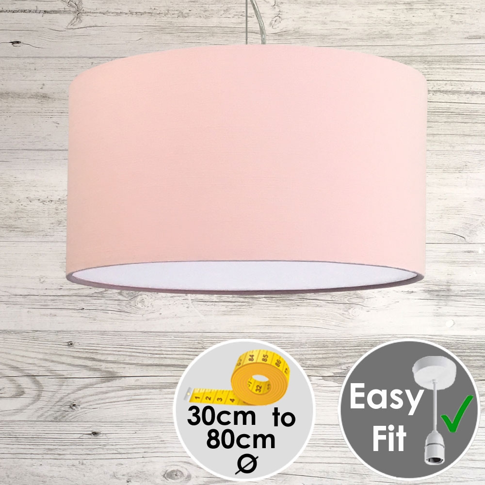 Aura Drum Pendant Baby Pink 